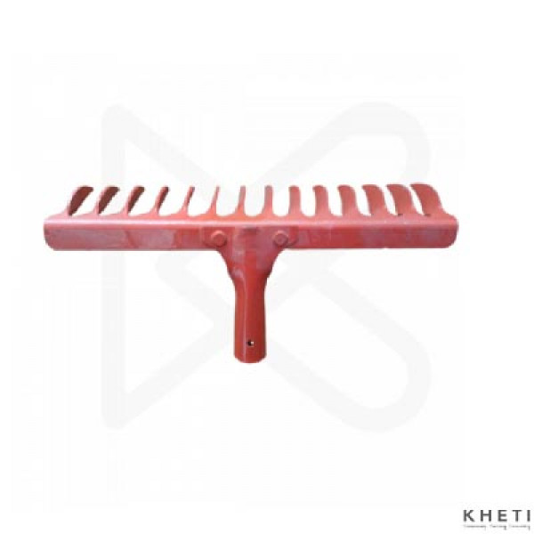 Falcon FGR-14 Steel 14-Teeth Garden Rake (Pink) 