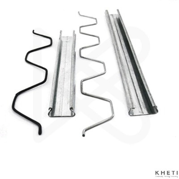 GI profile with Plastic Coated zigzag wire