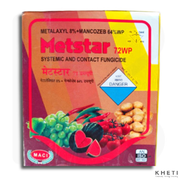 Metstar (Metalaxyl 8%+Mancozeb 64% WP) 