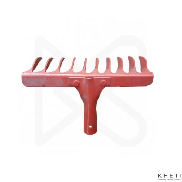 Falcon FGR-10 Steel 10-Teeth Garden Rake (pink) 